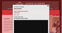 Desktop Screenshot of agogeacademy.com
